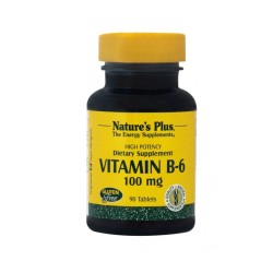 Βιταμίνη B-6 Πυριδοξίνη 90 ταμπλέτες 100mg, Nature's Plus