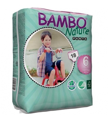 Πάνες Βρακάκι  No6  XL 18kgr+ Bambo Nature