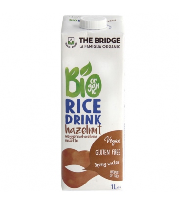 Βιολογικό Ρόφημα Ρυζιού με Φουντούκι 1lt Bio The Bridge 