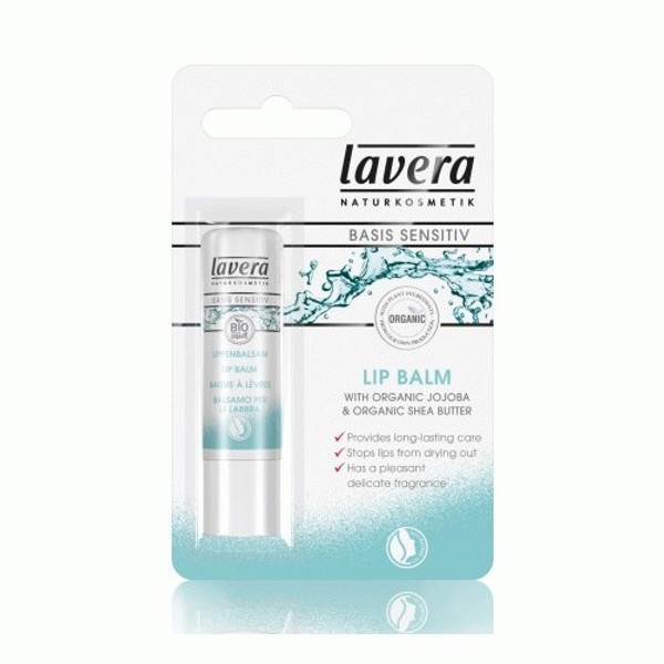 Lavera Lip Balm Basis Sensitive 4.5gr, Βιολογικό