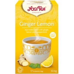 Βιολογικό Τσάι με Τζίντζερ (Ginger) & Λεμόνι 30,6γρ Bio Yogi Tea