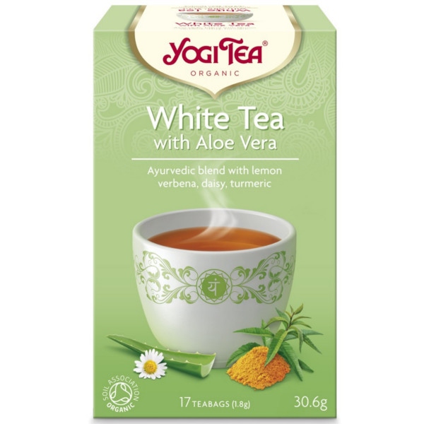 Βιολογικό Λευκό Τσάι με Αλόη 17 Φακελάκια Bio Yogi Tea