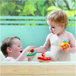 Βάρκα Ακτοφυλακής Plantoys Ξύλινο, Εκπαιδευτικό, Οικολογικό Παιχνίδι