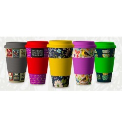 Κούπα Eco "Λουλούδια" από Βιολογικό Μπαμπού 414ml Bamboo Cup