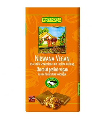Βιολογική Σοκολάτα Nirvana, Vegan, 100γρ., Bio, Rapunzel
