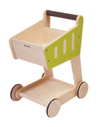Καρότσι Super Market, Plantoys, Ξύλινο, Οικολογικό, Εκπαιδευτικό, Παιχνίδι