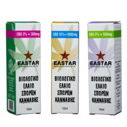 Βιολογικό Εκχύλισμα Σπόρων Κάνναβης 10% CBD 10ml Eastar