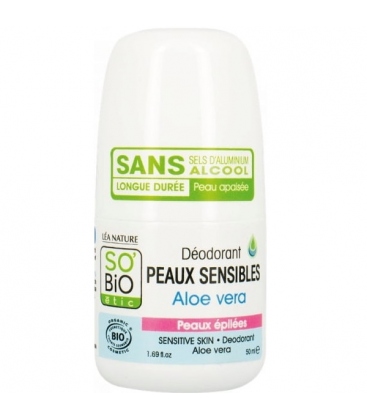 Deodorant sensitive and shaved skin, Aloe 50ml