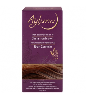 Βιολογική Βαφή Μαλλιών Cinnamon Brown, 100 γρ., Βio, Ayluna 