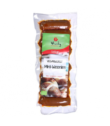 Βιολογικό Φυτικό Λουκάνικο Mini Hot-Dog, 200 γρ., Bio, Wheaty 