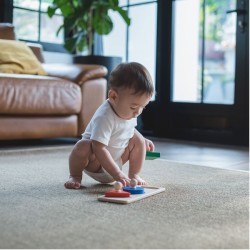 Πάζλ με Σχήματα, Plantoys, Ξύλινο, Οικολογικό, Εκπαιδευτικό, Παιχνίδι