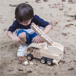Πυροσβεστικό Όχημα, Plantoys, Ξύλινο, Οικολογικό, Εκπαιδευτικό, Παιχνίδι