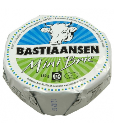 Βιολογικό Τύρι Brie Αγελαδινό Mini, 150 γρ., Bio, Bastiaansen