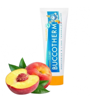 Παιδική Οδοντόκρεμα 7-12 Ετών, Peach Iced, 50 ml, Buccotherm