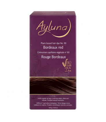 Βιολογική Βαφή Bordeaux Red Nr.90, 100gr, Ayluna