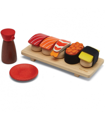 Σούσι, Plantoys, ξύλινο ,οικολογικό, εκπαιδευτικό, παιχνίδι 