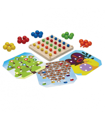 Δημιουργικός πίνακας, Plantoys, ξύλινο, οικολογικό, εκπαιδευτικό, παιχνίδι