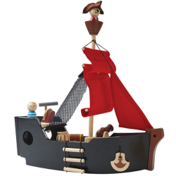 Πειρατικό καράβι, Plantoys, ξύλινο, οικολογικό, εκπαιδευτικό, παιχνίδι