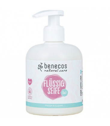 Υγρό σαπούνι 3σε1 TROPICAL & CLEAN, 300ml, Benecos