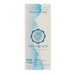 Βιολογική Σοκολάτα με Θαλασσινό Αλάτι, 72% Vegan, 75 γρ., Bio, Choqlate