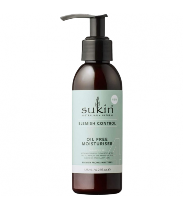 Oil Free-Ενυδατική Κρέμα Προσώπου, 125ml, Sukin