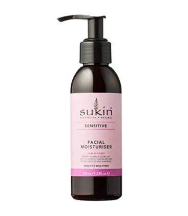Ενυδατική Κρέμα Προσώπου ,SENSITIVE, 125ml, Sukin 