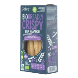 Βιολογικά Κριτσίνια Breadly Crispy Ελιά Καλαμών, 120 γρ., Bio, Joice Foods