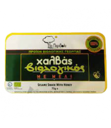 Χαλβάς με μέλι, 75gr, bio, Το περιβόλι 