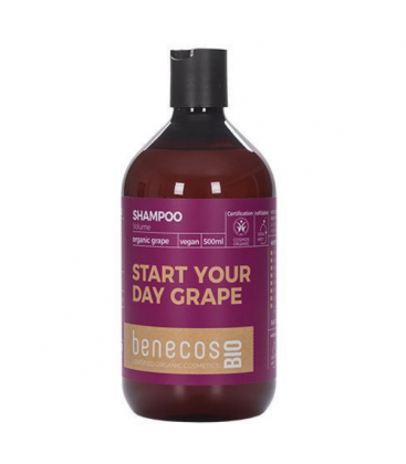 Σαμπουάν για Όγκο με Σταφύλι "Start your day grape", 500 ml, Benecos