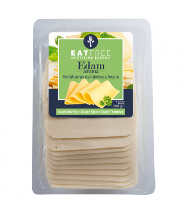 Φυτικό Έδεσμα Edamino σε Φέτες, 200 γρ., Eat Free