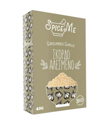 Βιολογικό σκόρδο αλεσμένο, 40γρ., bio, Spice me