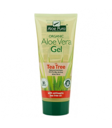 Βιολογικό Ζελέ Αλόης με Tea Tree 99,9%, 200 ml, Optima