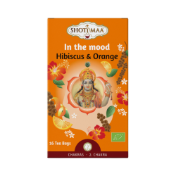 Βιολογικό τσάι με ιβίσκο και πορτοκάλι chakras in the mood, 16φακ, bio, Shoti Maa