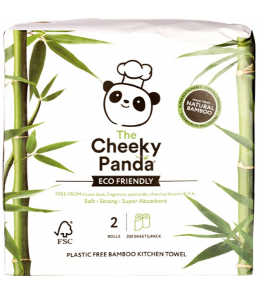 Χαρτί κουζίνας, 2τμχ, The cheeky panda