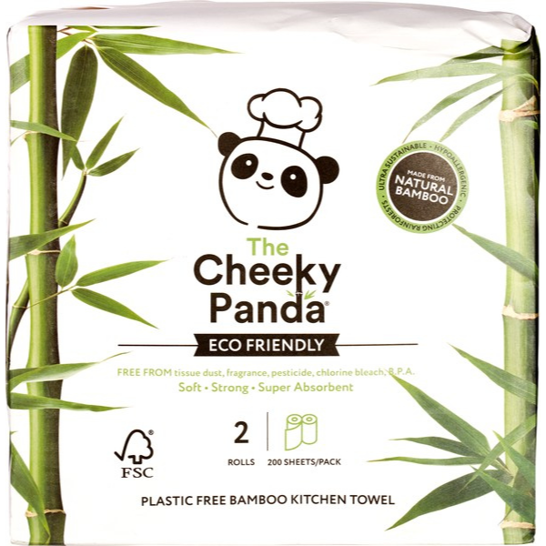 Χαρτί κουζίνας, 2τμχ, The cheeky panda