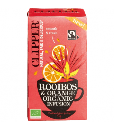 Βιολογικό τσάι Rooibos πορτοκάλι, 20φακ, bio, Clipper