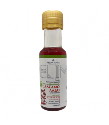 Βιολογικό βαλσαμέλαιο, 100ml, bio, Meli mpampa