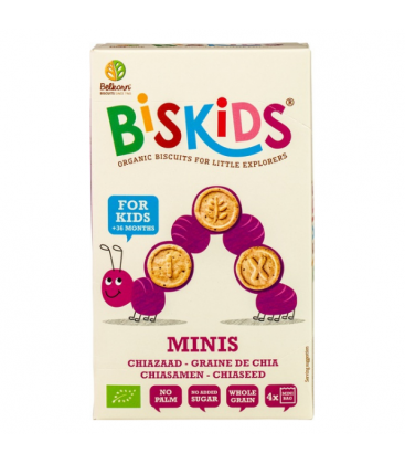 Βιολογικά μπισκότα μίνι, 120γρ., bio, Biskids