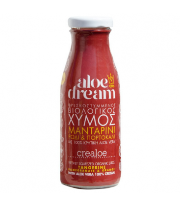Βιολογικός Χυμός Μανταρίνι με Αλόη, 250 ml, Bio, Cretea