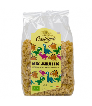 Βιολογικα΄ Ζυμαρικά Παιδικά Jurassic Mix, 500 γρ., Bio, Castagno