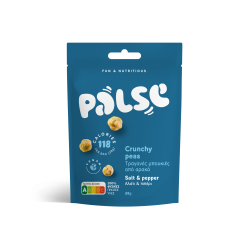 Palse Τραγανές Μπουκιές από Αρακά με Αλάτι & Πιπέρι 28g