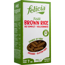 Βίδες Καστανού Ρυζιού (χωρίς γλουτένη)  250g  Bio,  Felicia