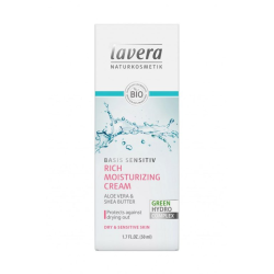 Lavera Ενισχυμένη Κρέμα Προσώπου 50 ml Basis Sensitive, Βιολογική