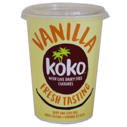 Koko dairy free Επιδόρπιο Γιαουρτιού  Καρύδα - Βανίλια  (χωρίς γλουτένη) 400g