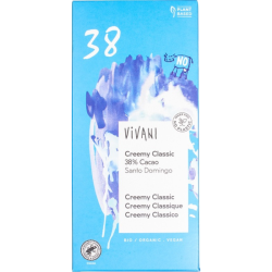 Βιολογική, Vegan  Σοκολάτα  Creamy  Classic   80g   Vivani