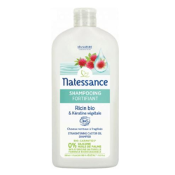 Strengthening Castor Oil & Keratin Shampoo  500ml  Natessance