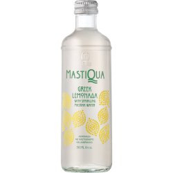 Ελληνική Λεμονάδα με  Sparkling  Mastiha Water   330ml  Mastiqua