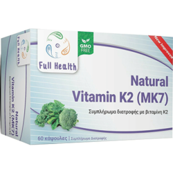 Natural Vitamin K2  (MK7) 60 Caps Full Health