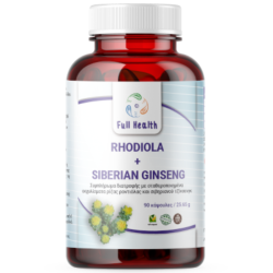 Rhodiola & Siberian Ginseng    90 Caps Full Health