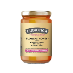 Μέλι Ανθέων  με Βιταμίνες  460g     EUBIOTICA